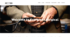 Desktop Screenshot of evergreensurgical.com