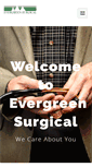 Mobile Screenshot of evergreensurgical.com